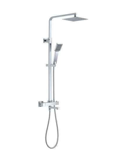 Bliss Twin Head Shower With Bath Filler - Chrome